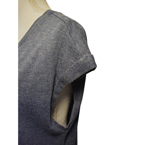 Tommy Hilfiger Sports Womens Graphic Muscle Tee V-Neck Pullover Heather Gray XS - Picture 7 of 10